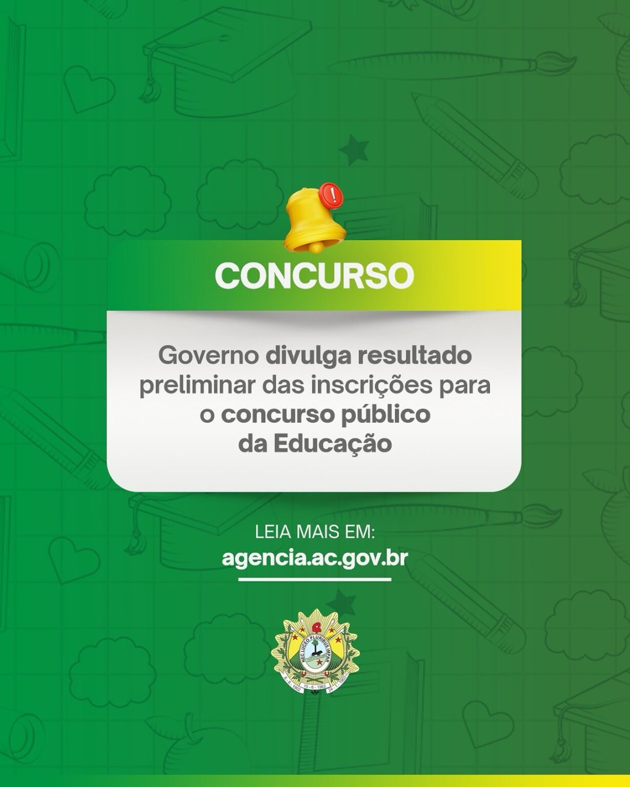 Governo Divulga Resultado Preliminares Do Concurso P Blico Da Educa O