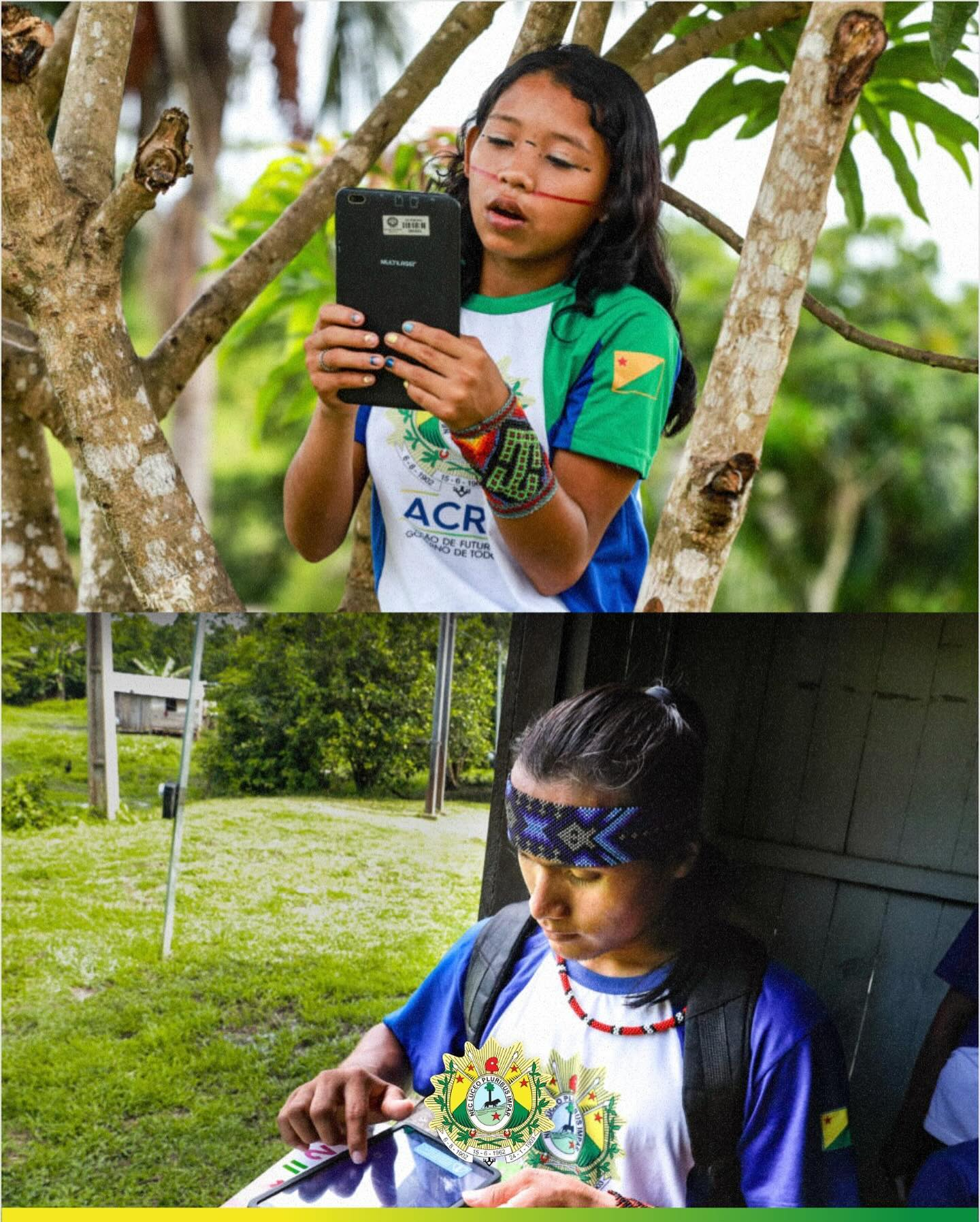 Entrega de tablets em escolas indígenas fortalece educação e reserva cultura: 'internet veio para somar'