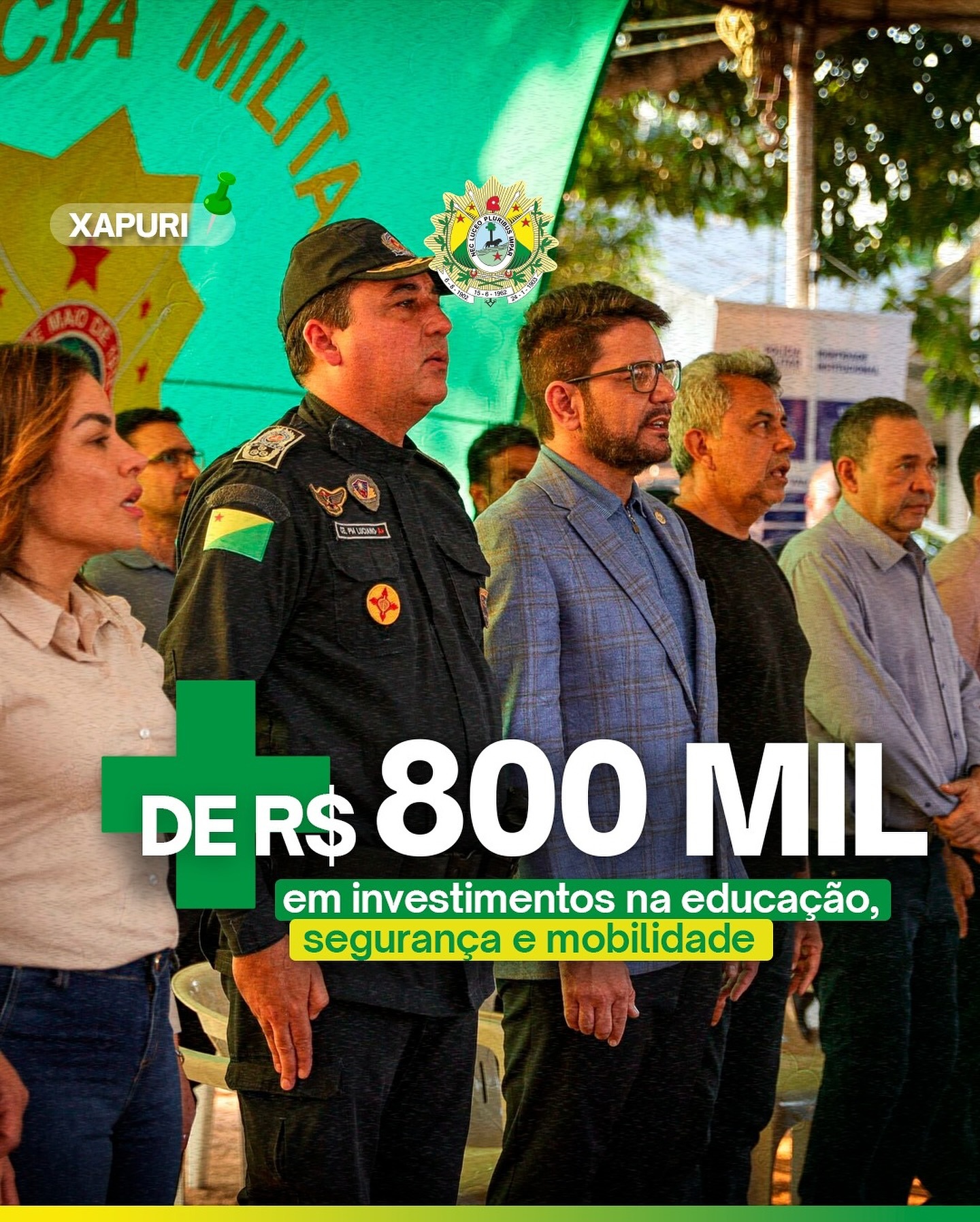 Mais de R$800 mil em investimentos na educação, segurança e mobilidade