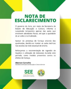 NOTA DE ESCLARECIMENTO