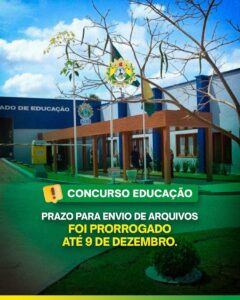 Concurso Educação (Prorrogação)