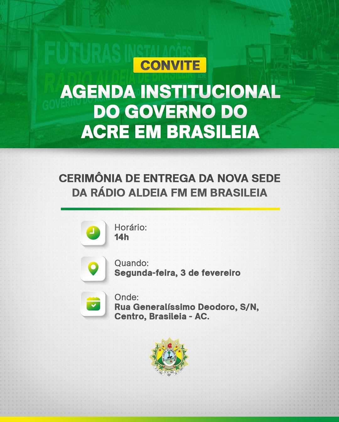 Agenda Institucional do Governo do Acre em Brasileia 02